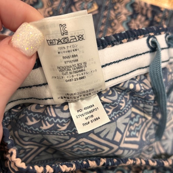 Patagonia Women's Baggies Shorts Size S Print Pattern Drawstring - Picture 11 of 12